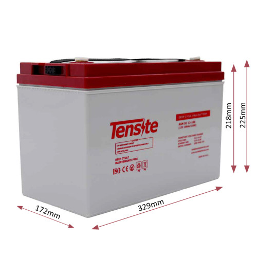 Batería AGM 12V 100Ah Tensite