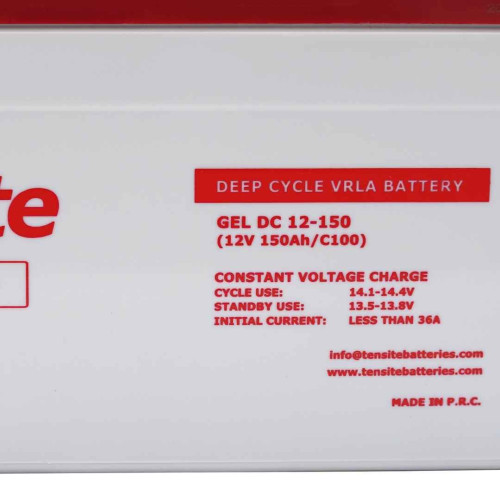 Batería GEL 12V 150Ah Tensite