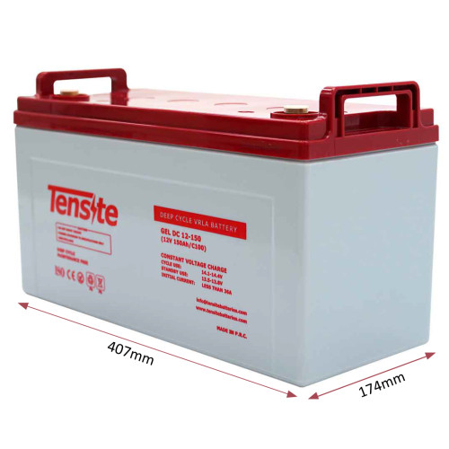 Batería GEL 12V 150Ah Tensite