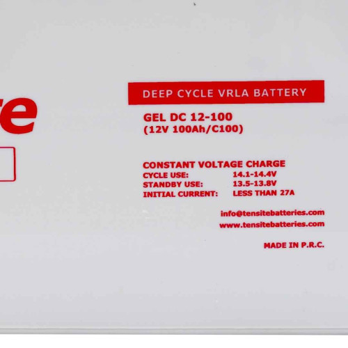 Batería GEL 12V 100Ah Tensite