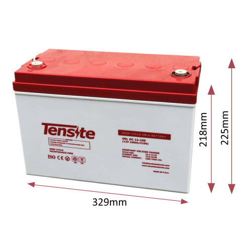 Batería GEL 12V 100Ah Tensite