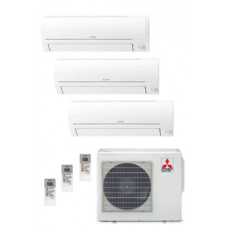 Mitsubishi Electric MXZ-3HA50VF + MSZ-HR25VFK + MSZ-HR25VFK + MSZ-HR25VFK Kit 3x1 Mitsubishi Electric MXZ-3HA50VF + MSZ-HR25VFK + MSZ-HR25VFK + MSZ-HR25VFK Kit 3x1