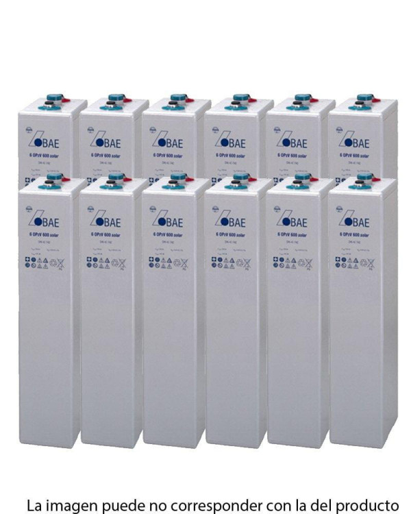 Batería GEL 24V 583Ah BAE 5 PVV 550