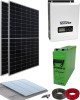 Kit Solar Fotovoltaico Aislada 1000W 12V 3000Whdia