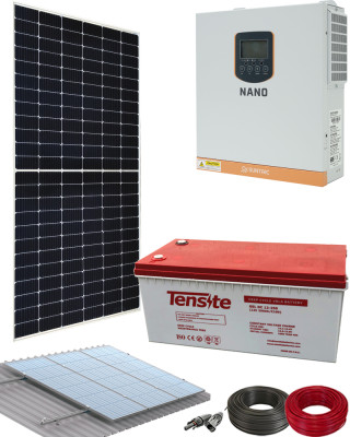 Kit Panel Solar 1000W 12V 2000Whdia  con cargador