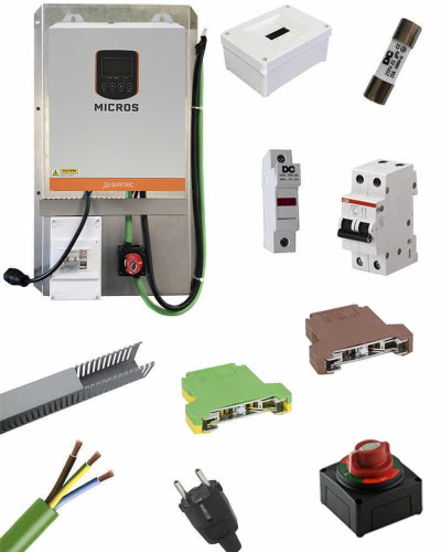 Kit Solar Casa Campo 3000W 24V 6400Whdia