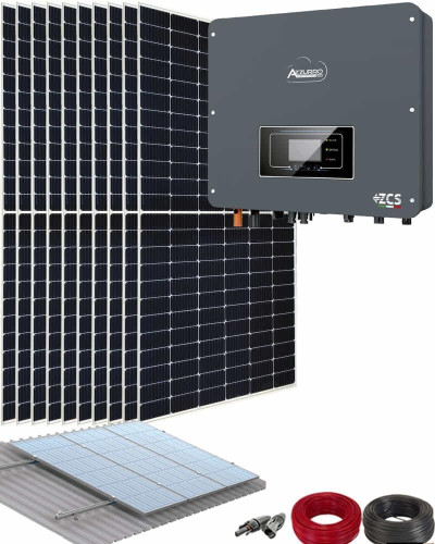 Kit Solar de Autoconsumo Fotovoltaico para Instalación Placas Solares 5000W Azzurro Monofásico