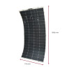 Panel Solar Flexible 240W 12V Tensite