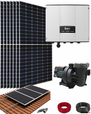 Kit Depuradora Solar con bomba 2cv para piscina