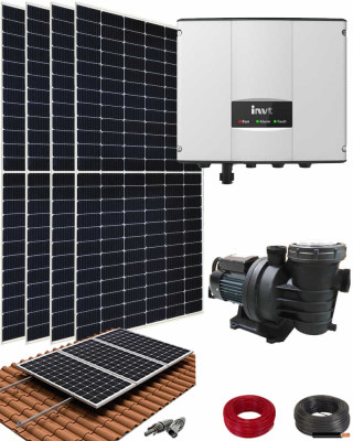 Kit Depuradora Solar con bomba 0.75cv para piscina