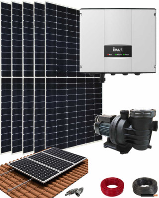Kit Depuradora Solar con bomba 1cv para piscina