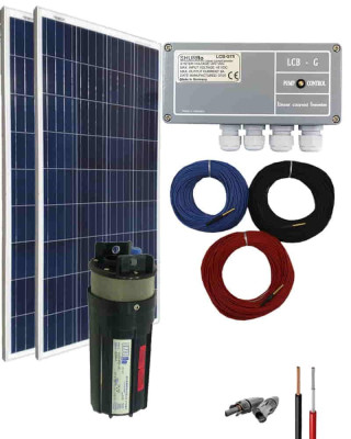 Kit Bomba de Agua Solar Sumergible Hasta 70m