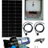 Kit Bombeo Solar Fotovoltaico con Panel Flexible 12V para Uso Intermitente