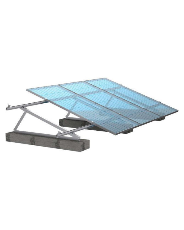 Estructura 3 Paneles 72C 30º Inclinada Falcat Estructura 3 Paneles 72C 30º Inclinada Falcat