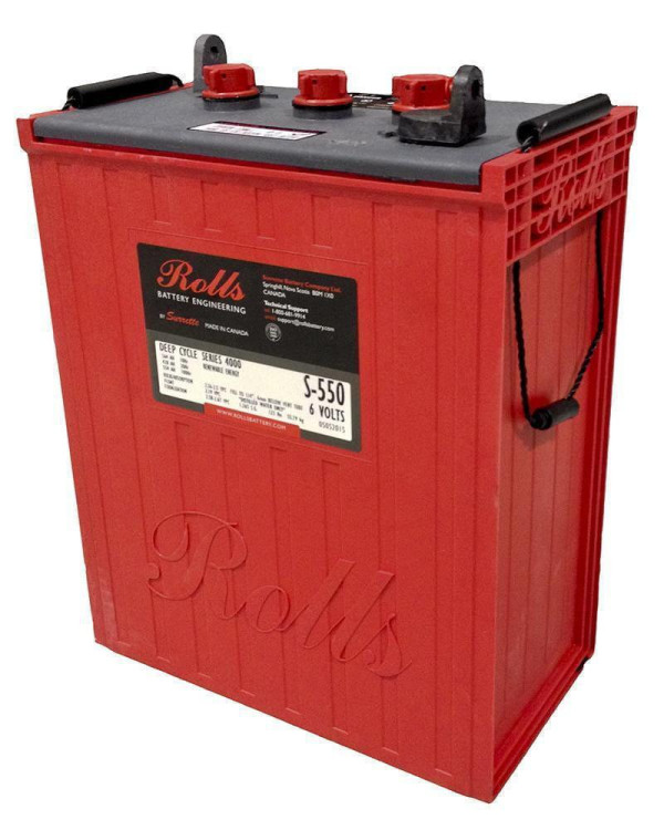Batería ROLLS 6V S6 L16-HC S550 512AH C100